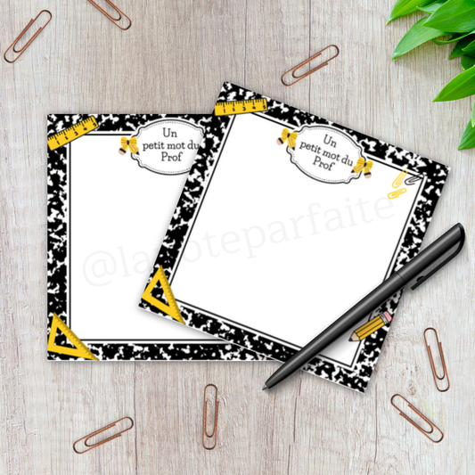 Bloc-Notes Cahier de Composition 3x3