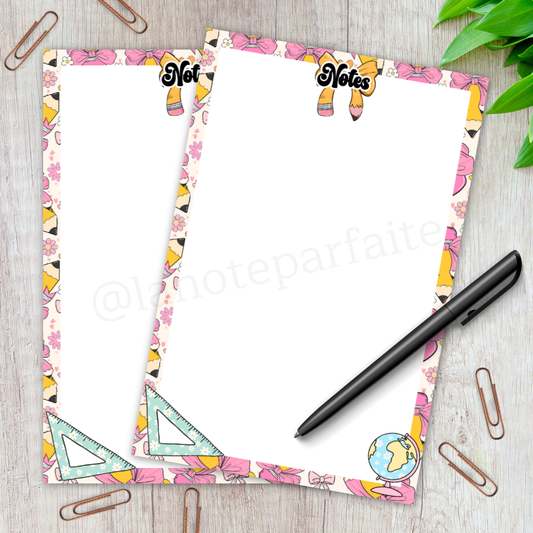 Bloc-Notes Boucle Scolaire4x6