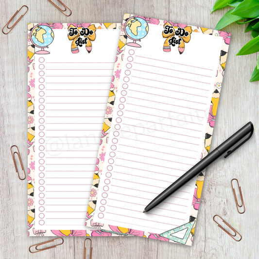 To Do List Boucle Scolaire 4x8