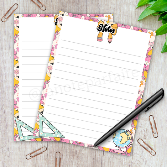 Bloc-Notes Boucle Scolaire 8x10.5